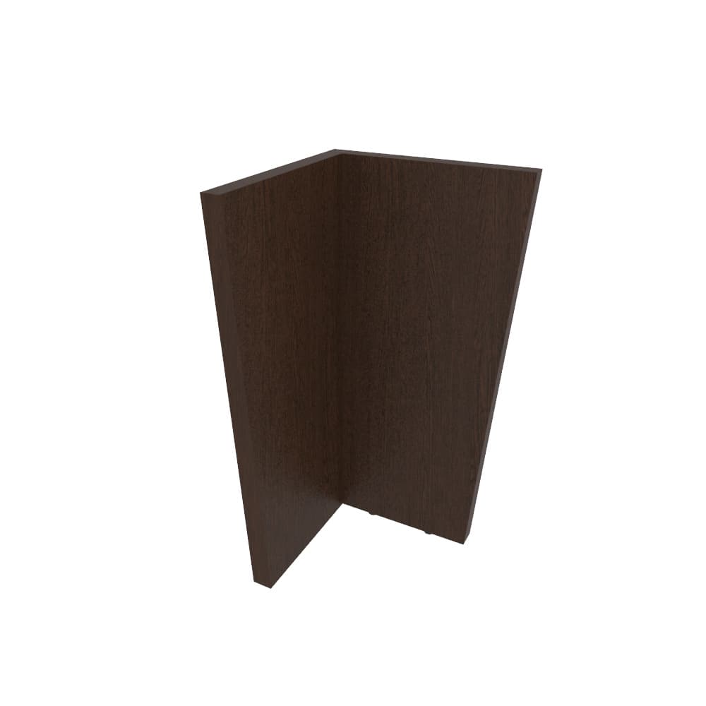 Опора угловая для приставок ЛДСП 402x402x729 (Венге Цаво, 402x402x729)