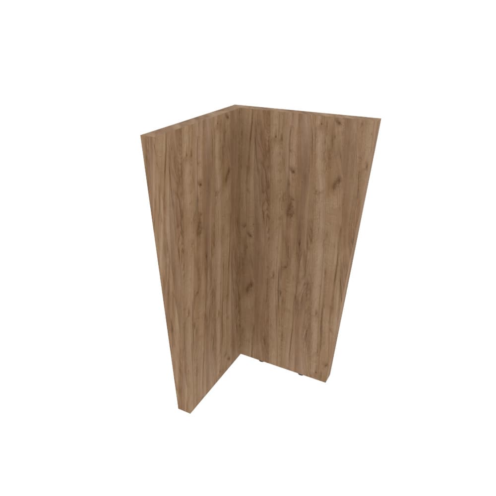 Опора угловая для приставок ЛДСП 402x402x729 (Дуб Табак, 402x402x729)