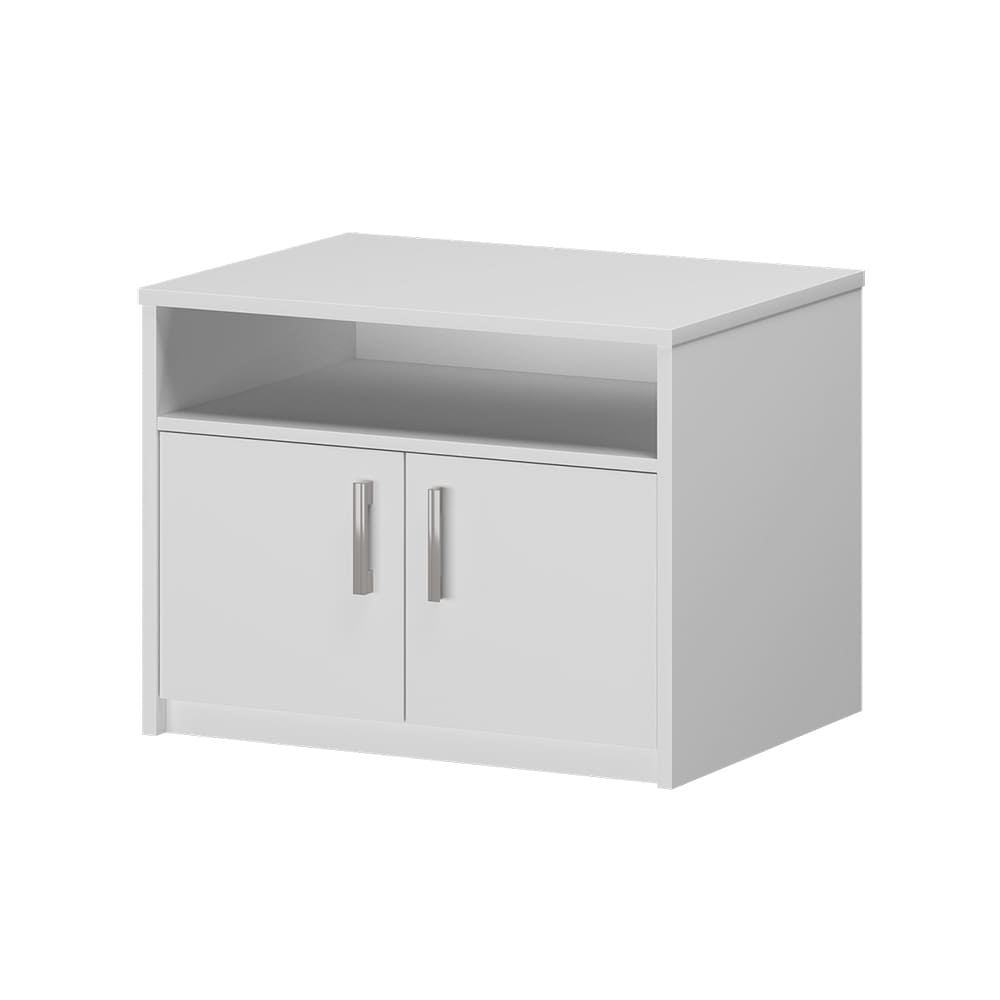 Тумба под оргтехнику 800x600x600 (Белый, 800x600x600)