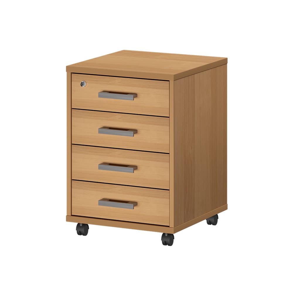 Тумба подкатная 4 ящ. 440x450x600 (Ольха, 440x450x600)