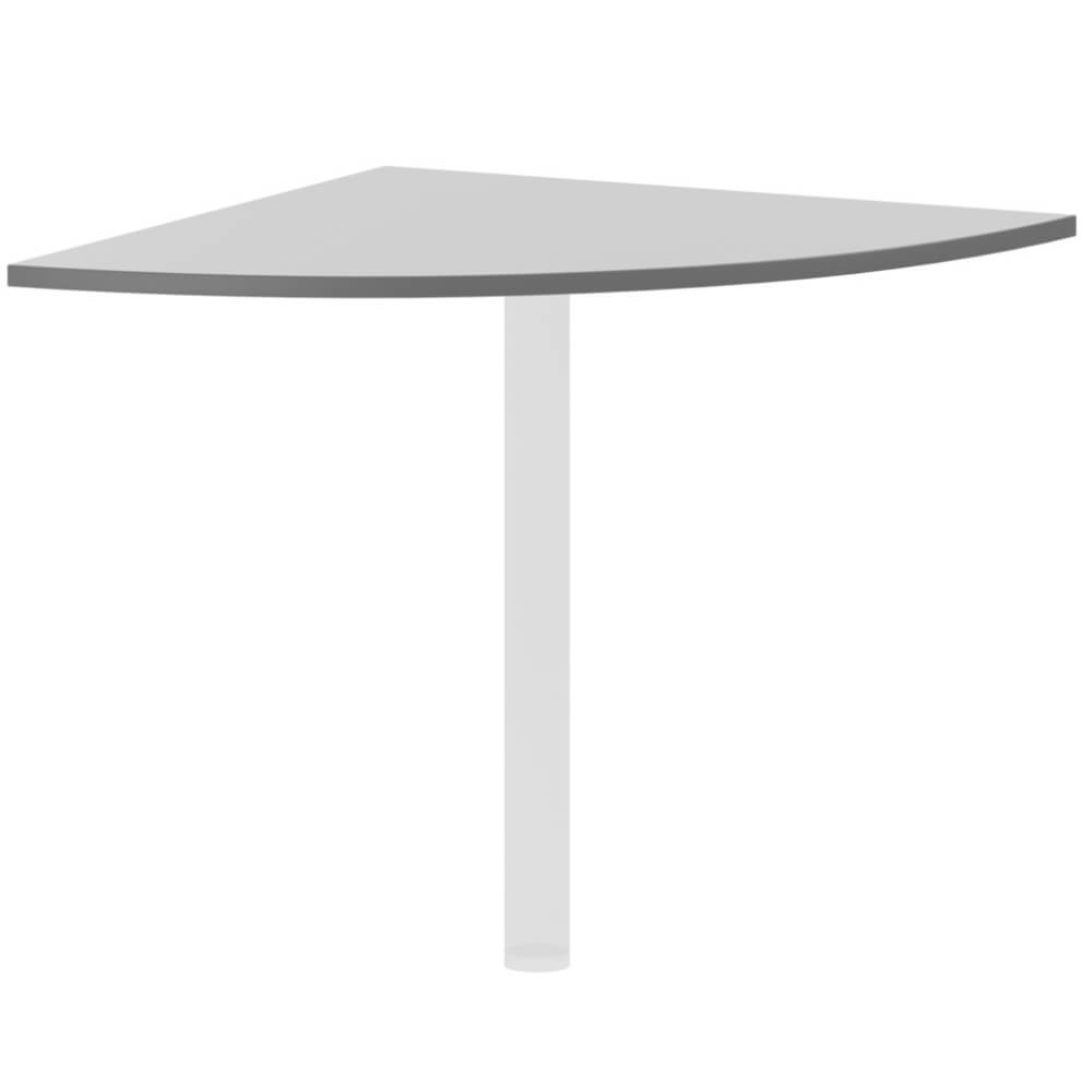 Приставка угловая (без опоры) 730x730x22 (Серый, 730x730x22)