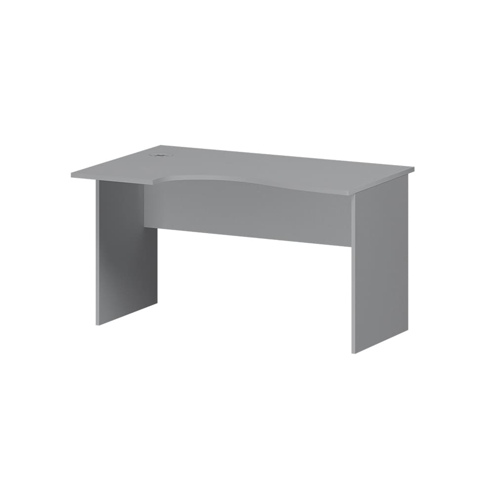 Стол эргономичный левый 1400x900x760 (Серый, 1400x900x760)