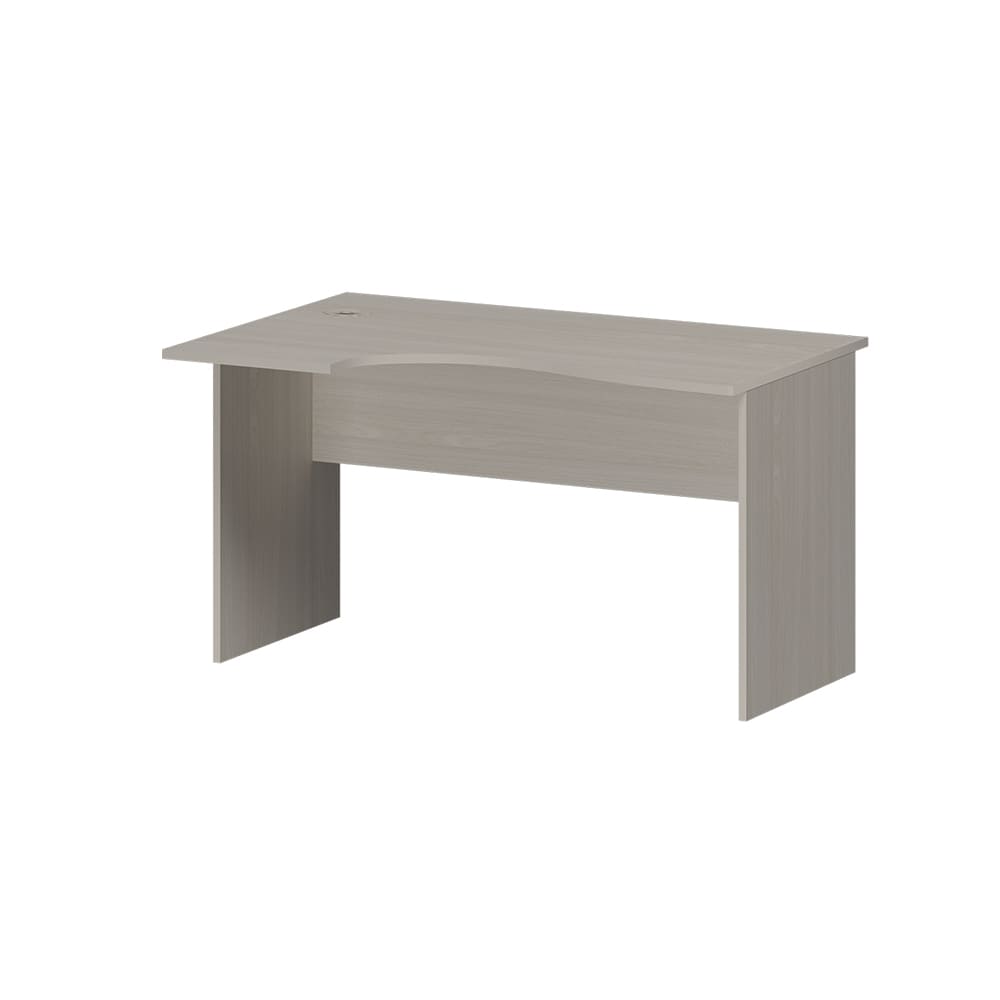 Стол эргономичный левый 1400x900x760 (Ясень Шимо, 1400x900x760)