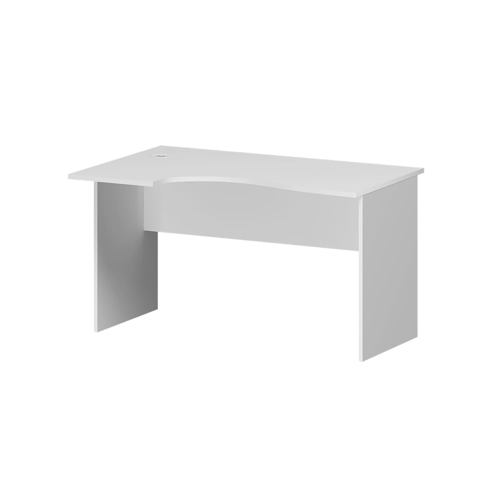 Стол эргономичный левый 1400x900x760 (Белый, 1400x900x760)