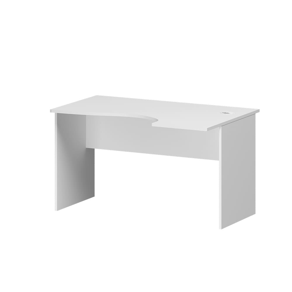 Стол эргономичный правый 1400x900x760 (Белый, 1400x900x760)