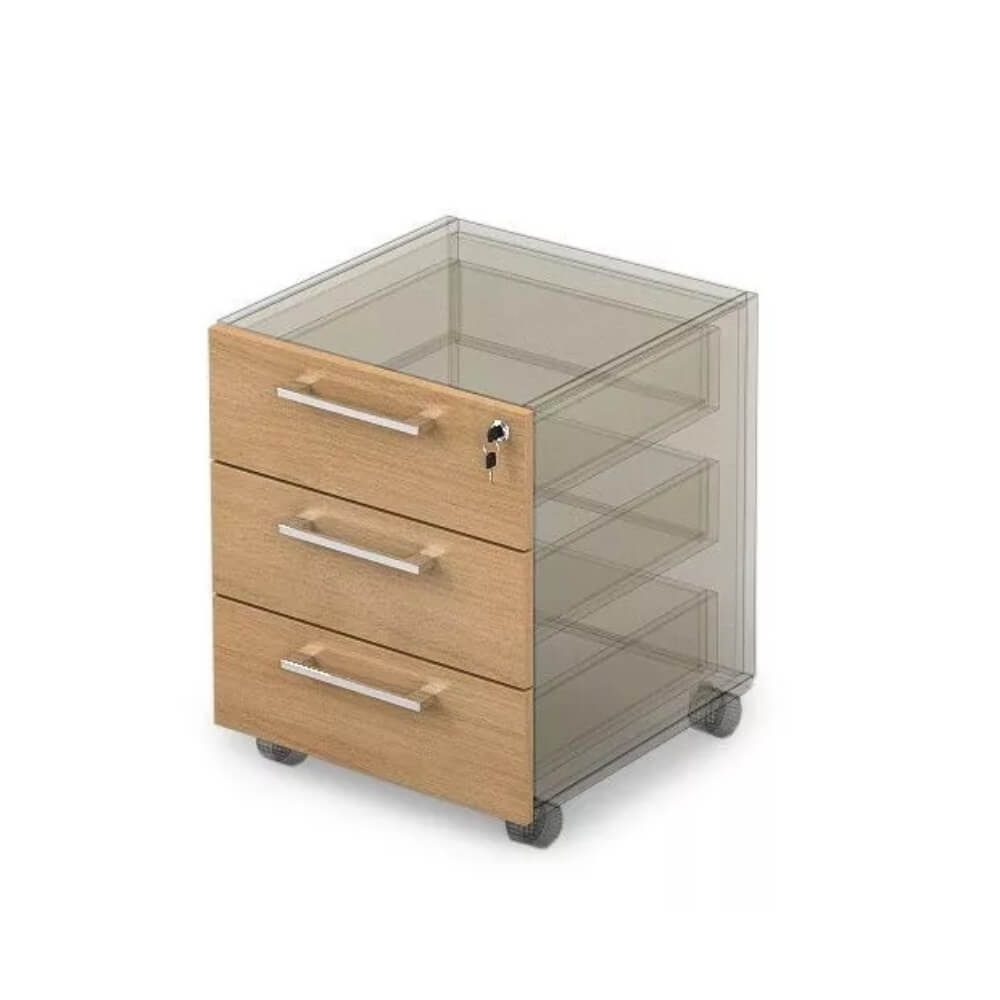 Ящики тумбы мобильной (без доводчика) 446x416x488 (Romano, 446x416x488)