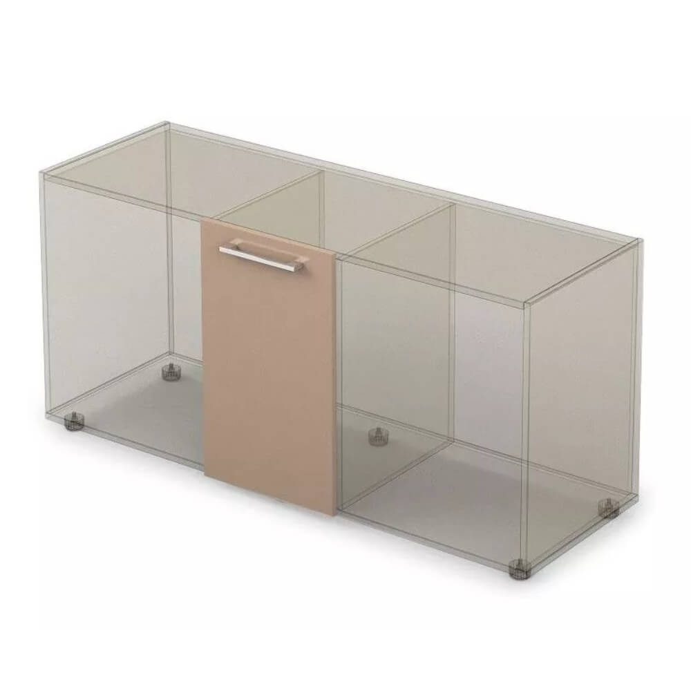 Фасад тумбы узкий 334x16x596 (Мокко, 334x16x596)