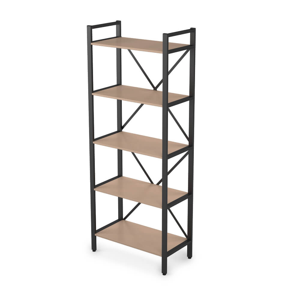 Стеллаж одиночный 5 ур.800x400x2000 (Моко, 800x400x2000)