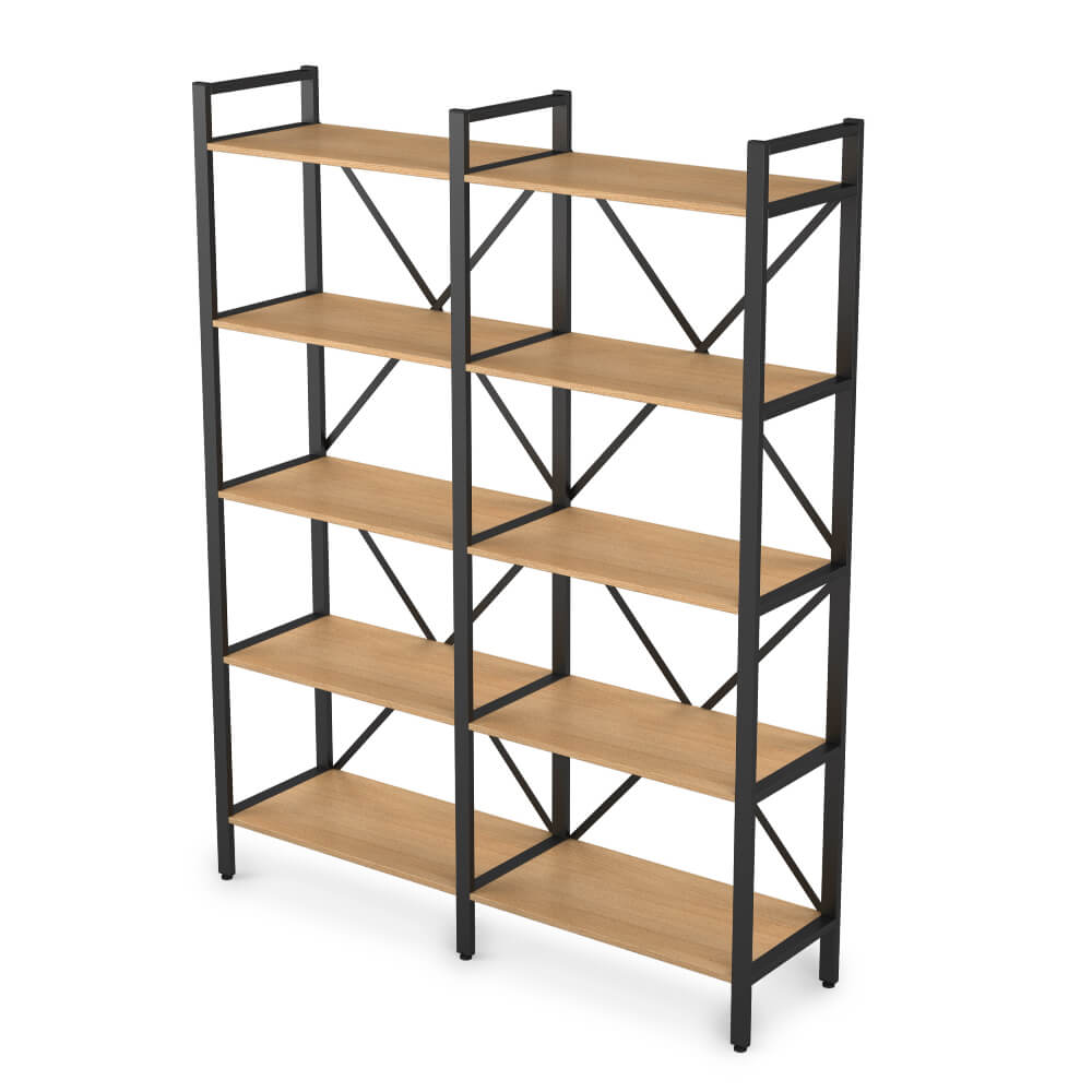 Стеллаж двойной 5 ур.1560x400x2000 (Romano, 1560x400x2000)