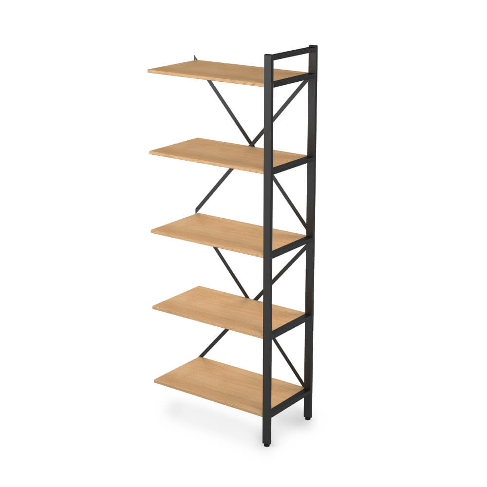 Стеллаж промежуточный 5 ур. 760x400x2000 (Romano, 760x400x2000)