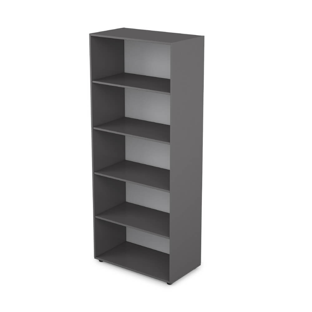 Стеллаж высокий 5 ур. 800x434x1946 (Графит, 800x434x1946)
