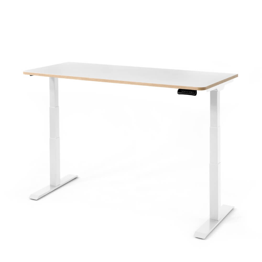 Стол письменный 1600x750x650-1300 (Белый/Дуб Калифорнийский, 1600x750x650-1300)