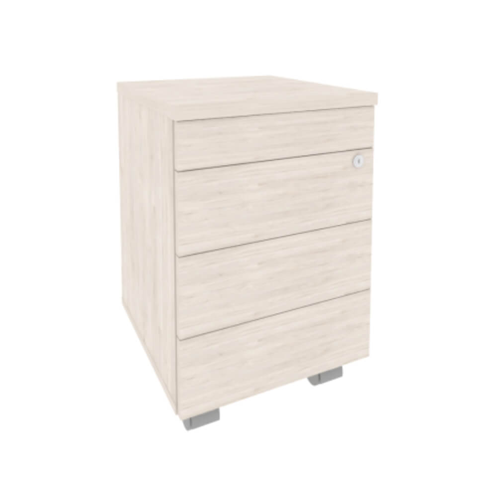 Тумба мобильная (TIP-ON) 432x460x633 (Денвер Светлый, 432x460x633)