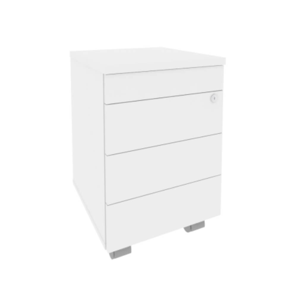 Тумба мобильная (TIP-ON) 432x460x633 (Белый Бриллиант, 432x460x633)