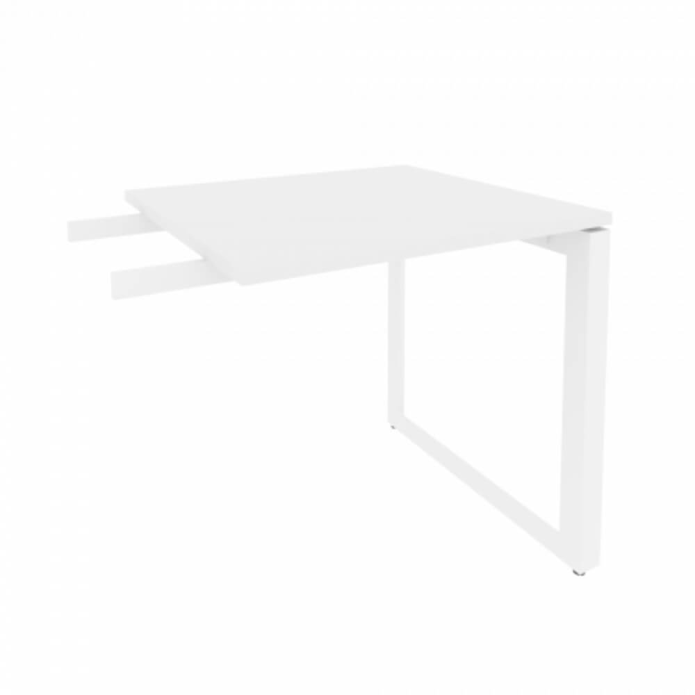 Брифинг-приставка на О-обр. м/к белый 780x720x750 (Белый Бриллиант, 780x720x750)