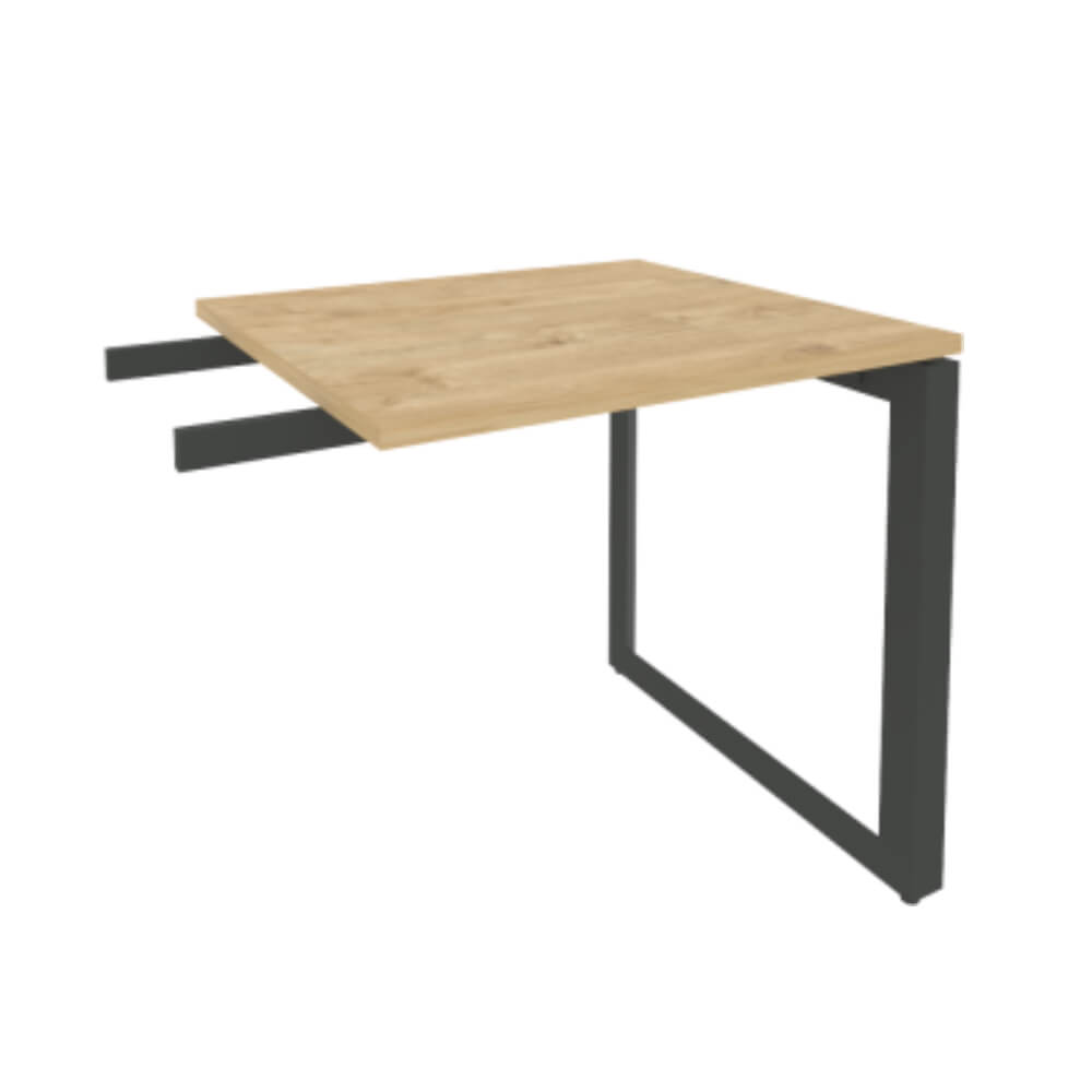 Брифинг-приставка на О-обр. м/к антрацит 780x720x750 (Тиквуд Светлый, 780x720x750)