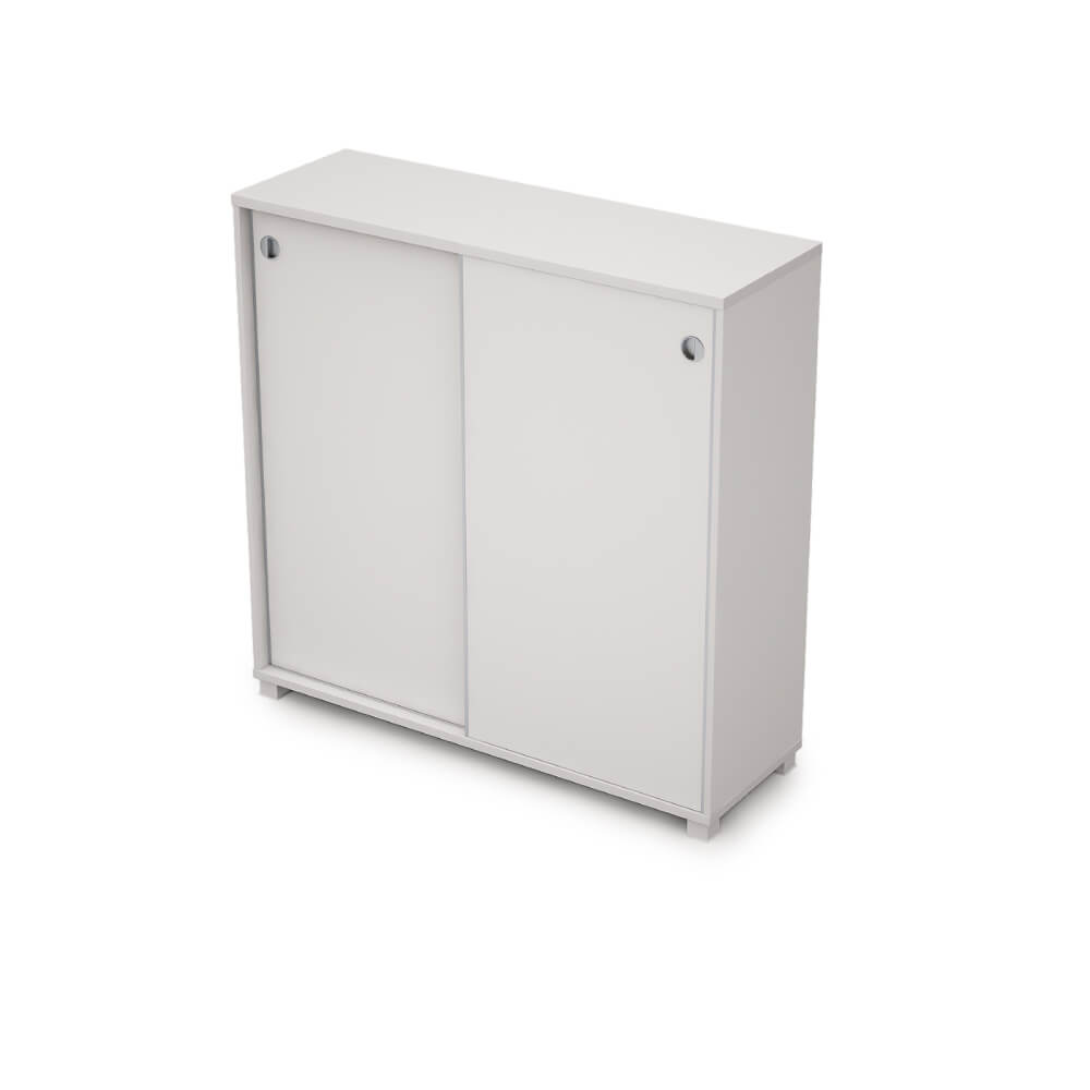 Шкаф-купе широкий 3 ур. 1237x400x1205 (Белый, 1237x400x1205, без замка)