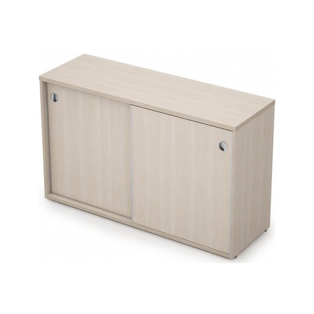 Шкаф-купе широкий 2 ур. 1235x400x750  (Шамони Светлый, 1235x400x750, без замка)