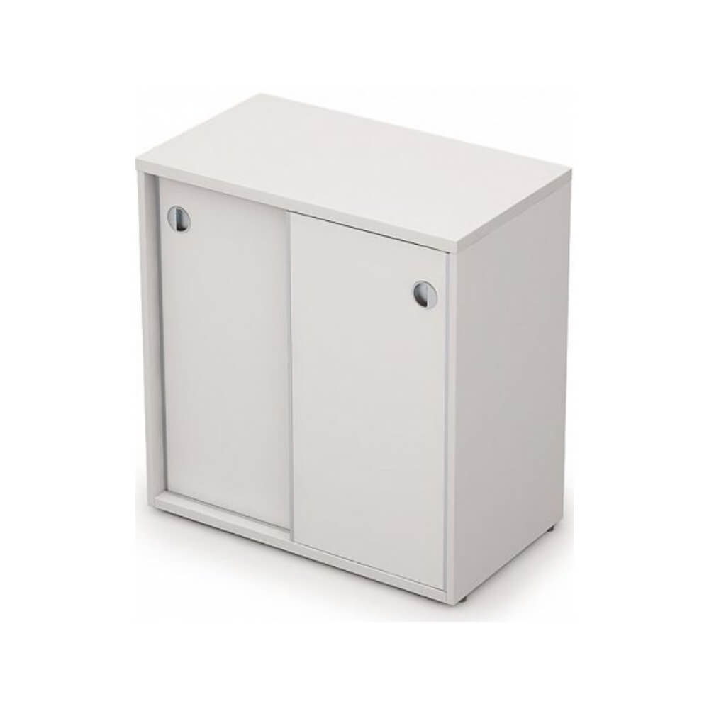 Шкаф-купе односекционный 2 ур. 700x400x750 (Белый, 700x400x750, без замка)