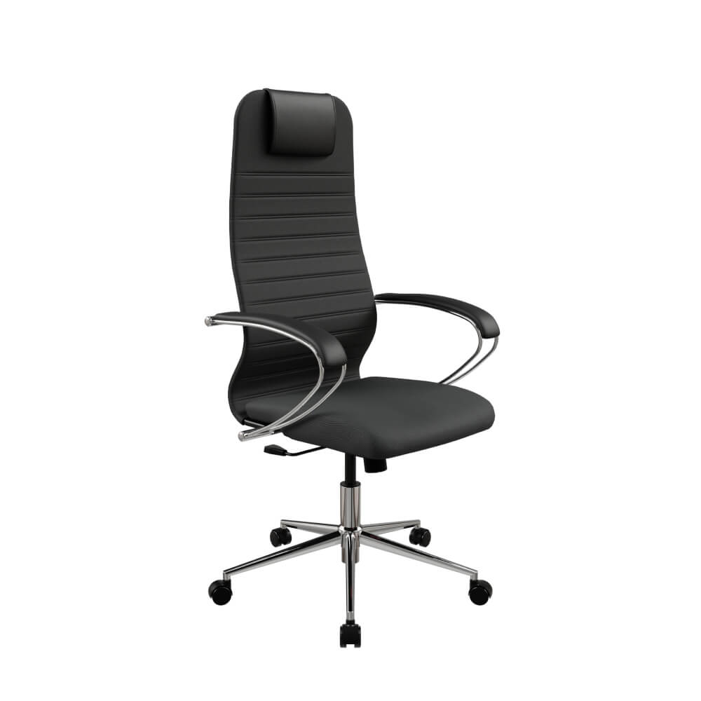 Кресло  ErgoLife (SU-B-10) 67,5x70x117,8-131 (Чёрный, 67,5x70x117,8-131, сетчатая ткань. Хром.)