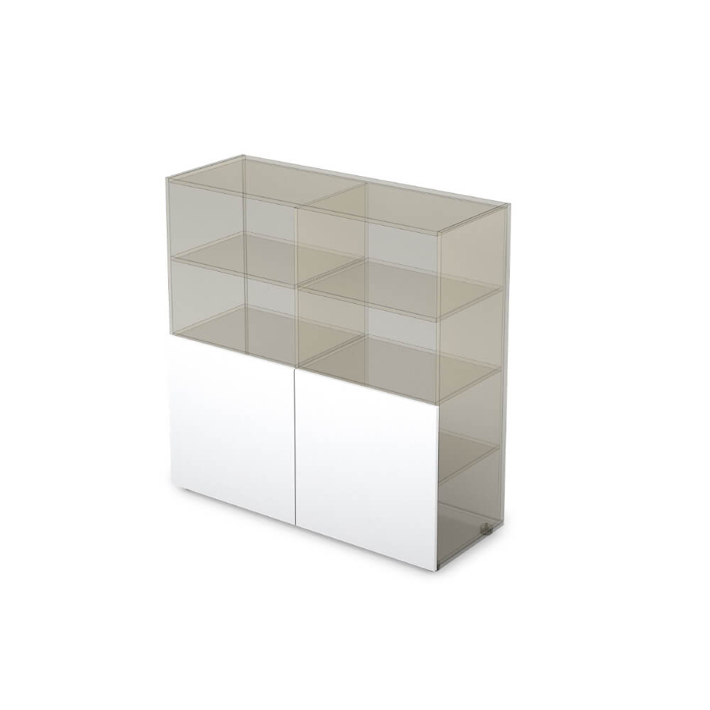 Комлект фасадов ЛДСП (596x16x596)x2 (Белый Премиум, (596x16x596)x2)