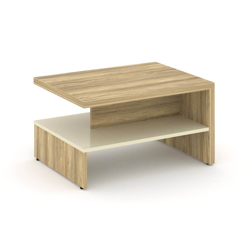 Стол журнальный 800x600x450 (Гикори Песочный/Ваниль, 800x600x450)