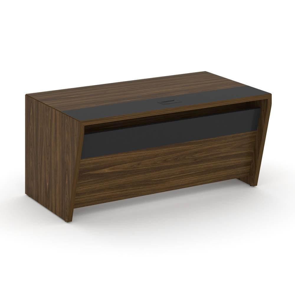 Стол руководителя 1600x900x750 (Орех Лоренцо/Графит, 1600x900x750)