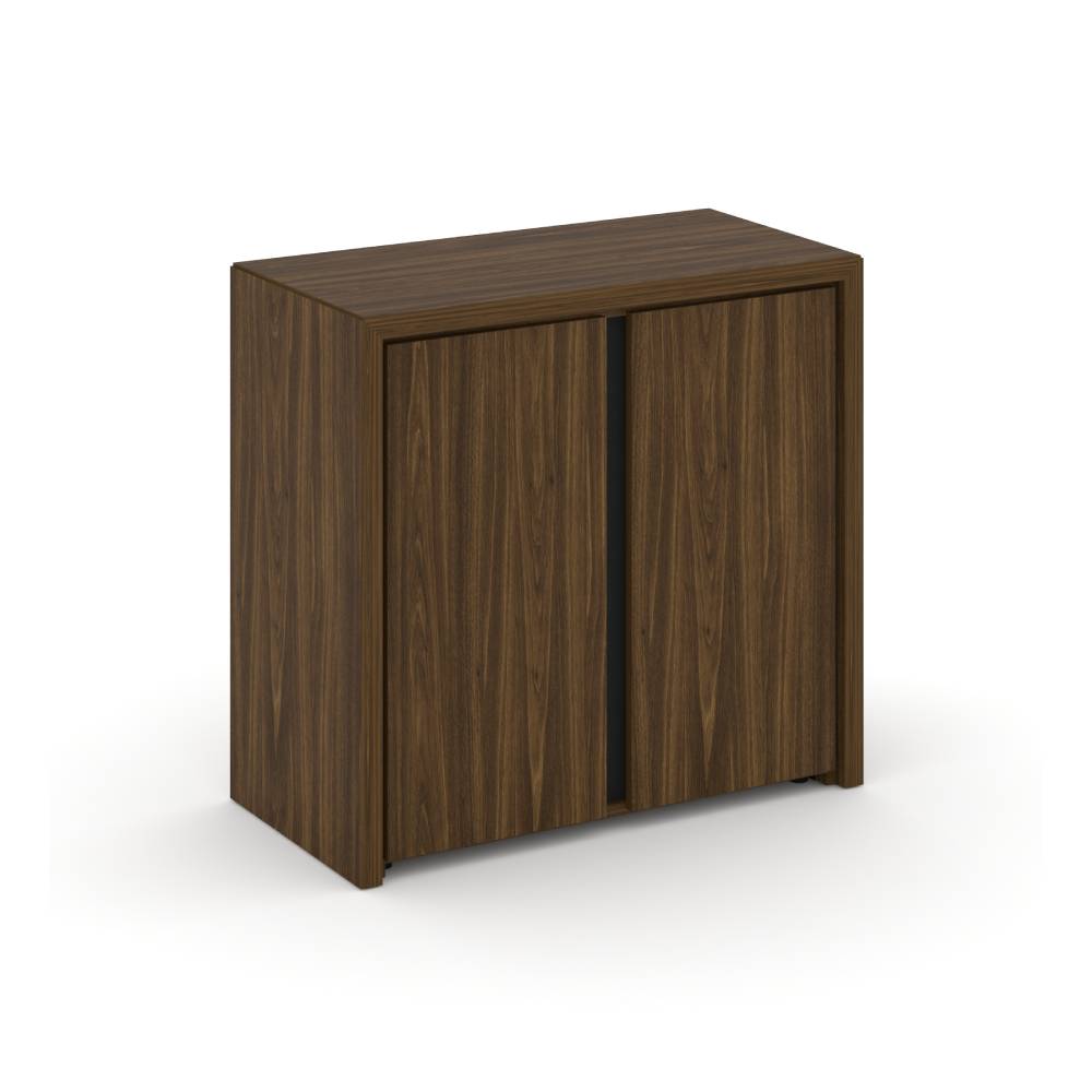 Шкаф низкий закрытый 900x450x845 (Орех Лоренцо/Графит, 900x450x845)