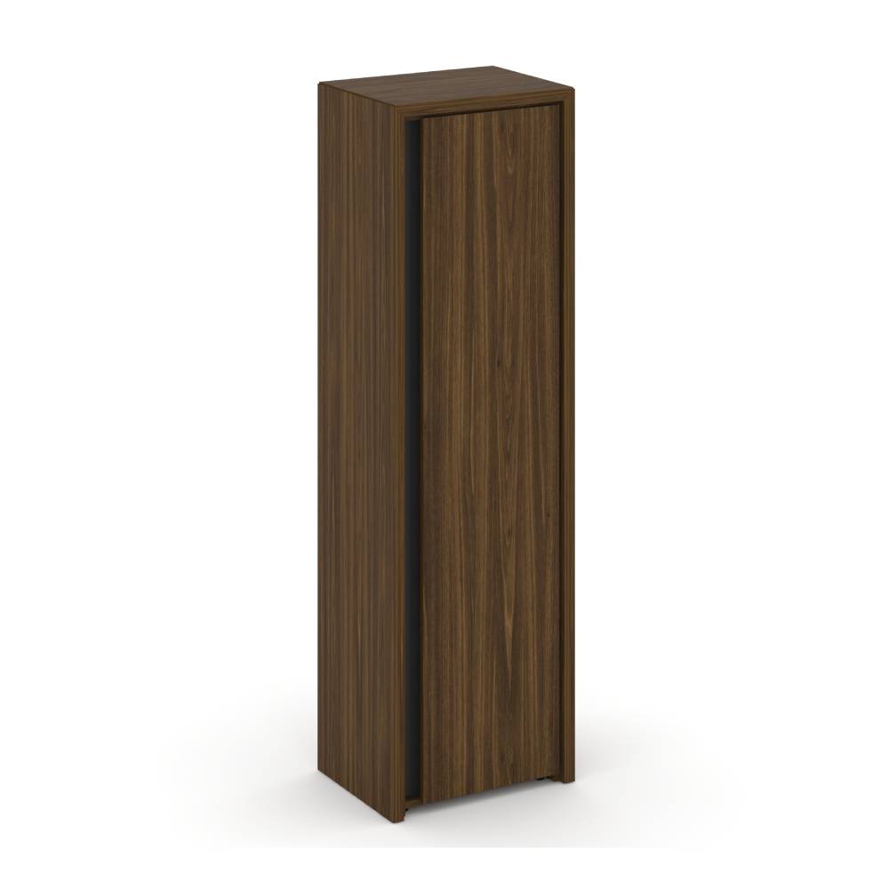 Гардероб узкий, правый 600x450x2000 (Орех Лоренцо/Графит, 600x450x2000)