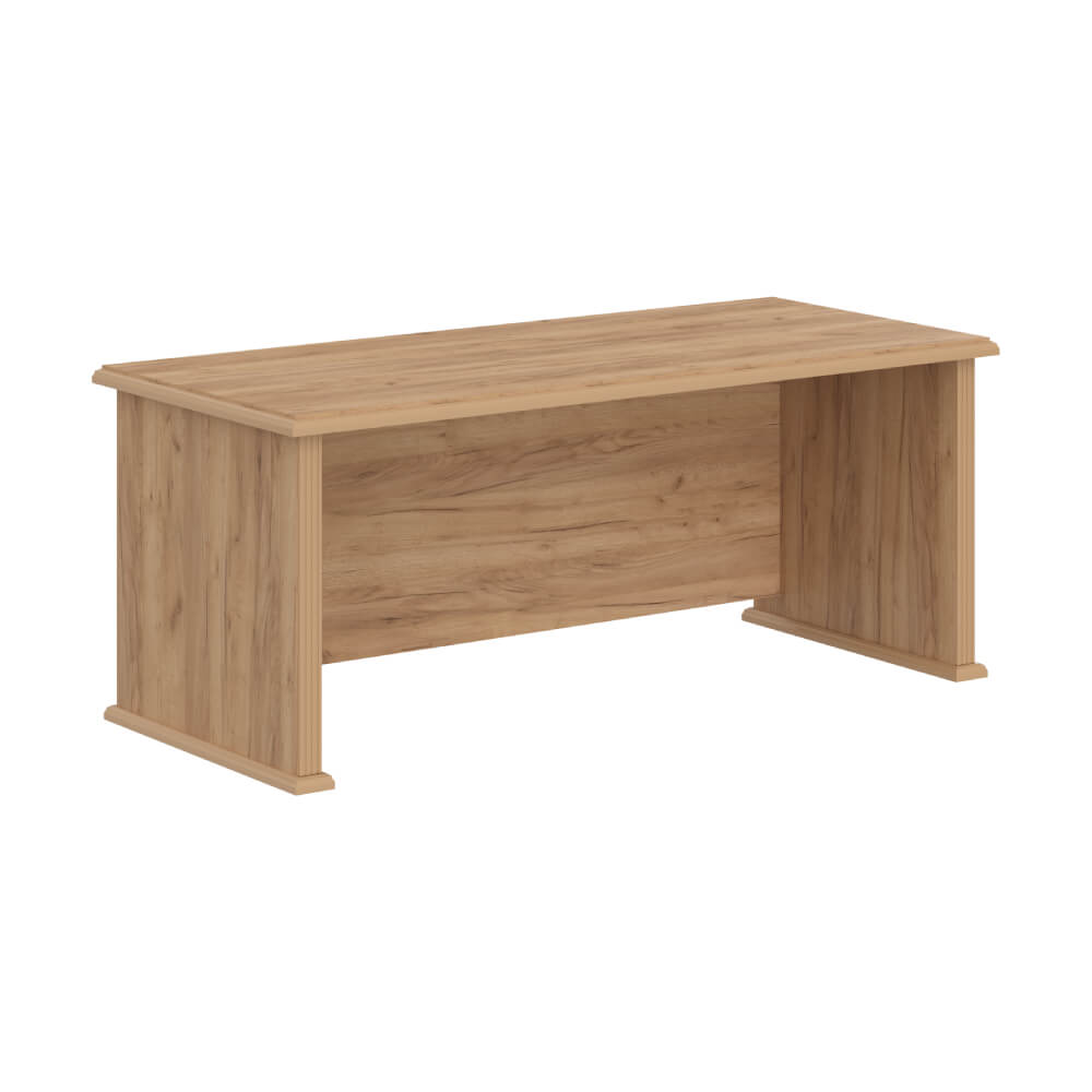 Стол Руководителя с малой царгой 1800x850x750 (Дуб Бофорд, 1800x800x750)