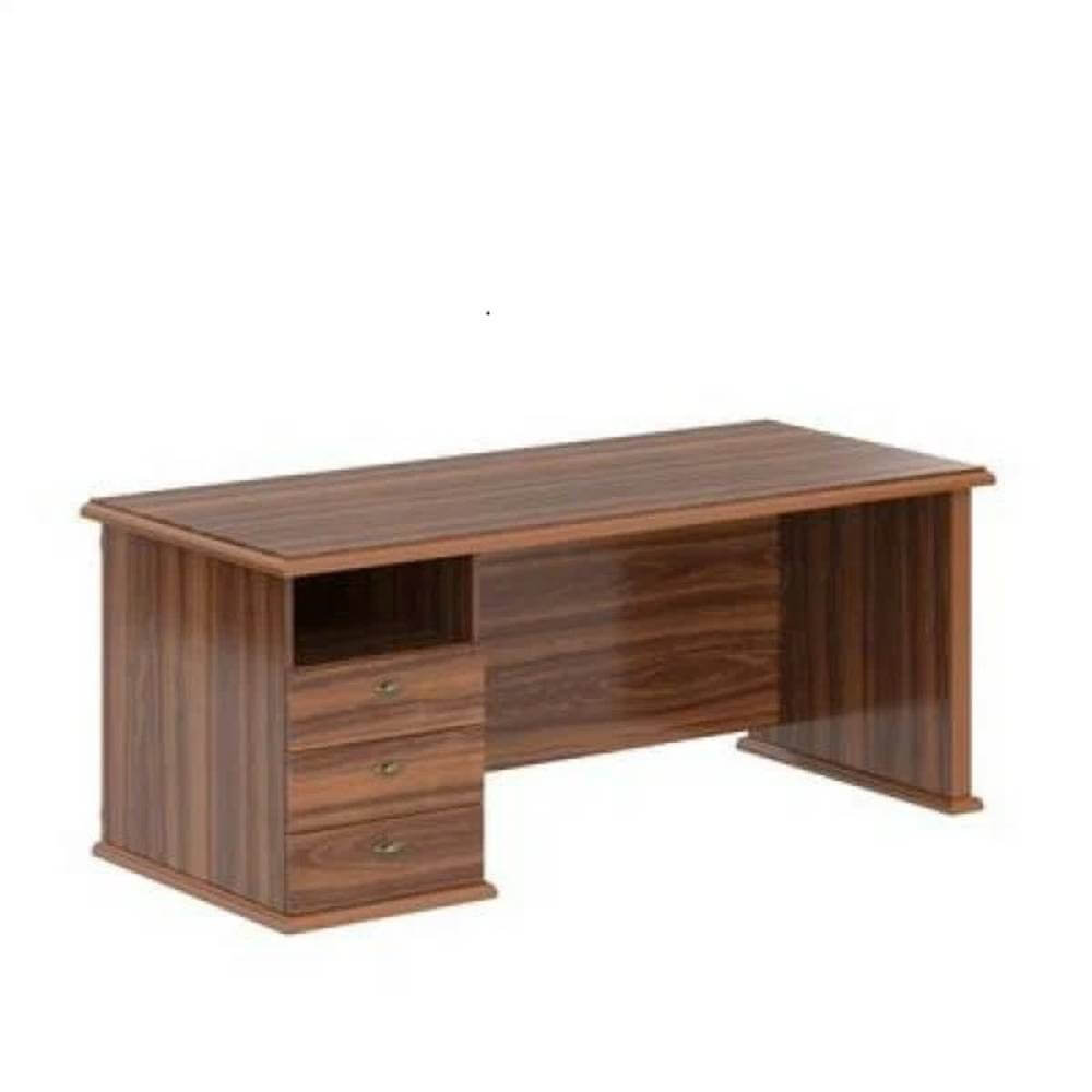 Стол Руководителя однотумбовый Левый 1600x800x750 (Орех Даллас, 1600x800x750)