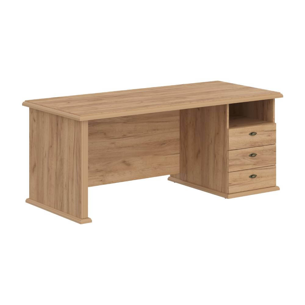 Стол Руководителя однотумбовый Правый 1800x800x750 (Дуб Бофорд, 1800x800x750)