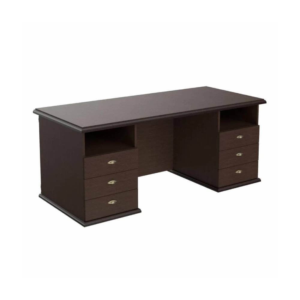 Стол Руководителя двухтумбовый 1800x800x750 (Венге Магия, 1800x800x750)