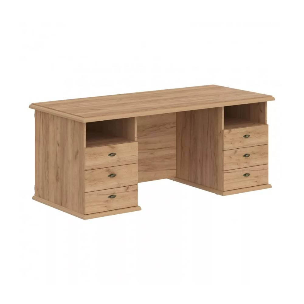 Стол Руководителя двухтумбовый 1800x800x750 (Дуб Бофорд, 1800x800x750)