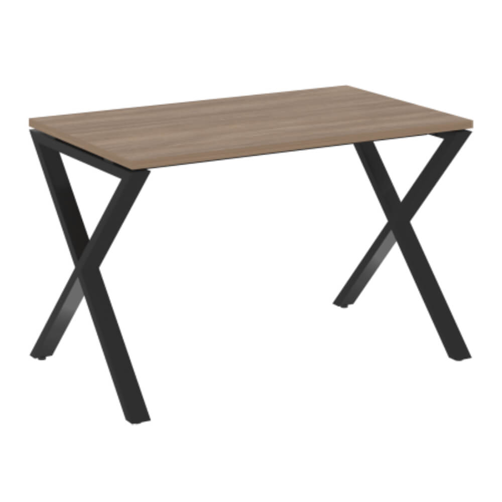 Стол рабочий (Х-образные опоры) 1180x720x750 (Дуб Аризона/чёрный, 1180x720x750)