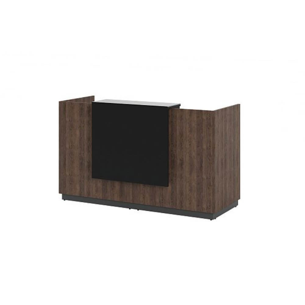 Стойка ресепшен 1890x710x1130 (дл. полка) (Табак/Графит, 1890x710x1130)