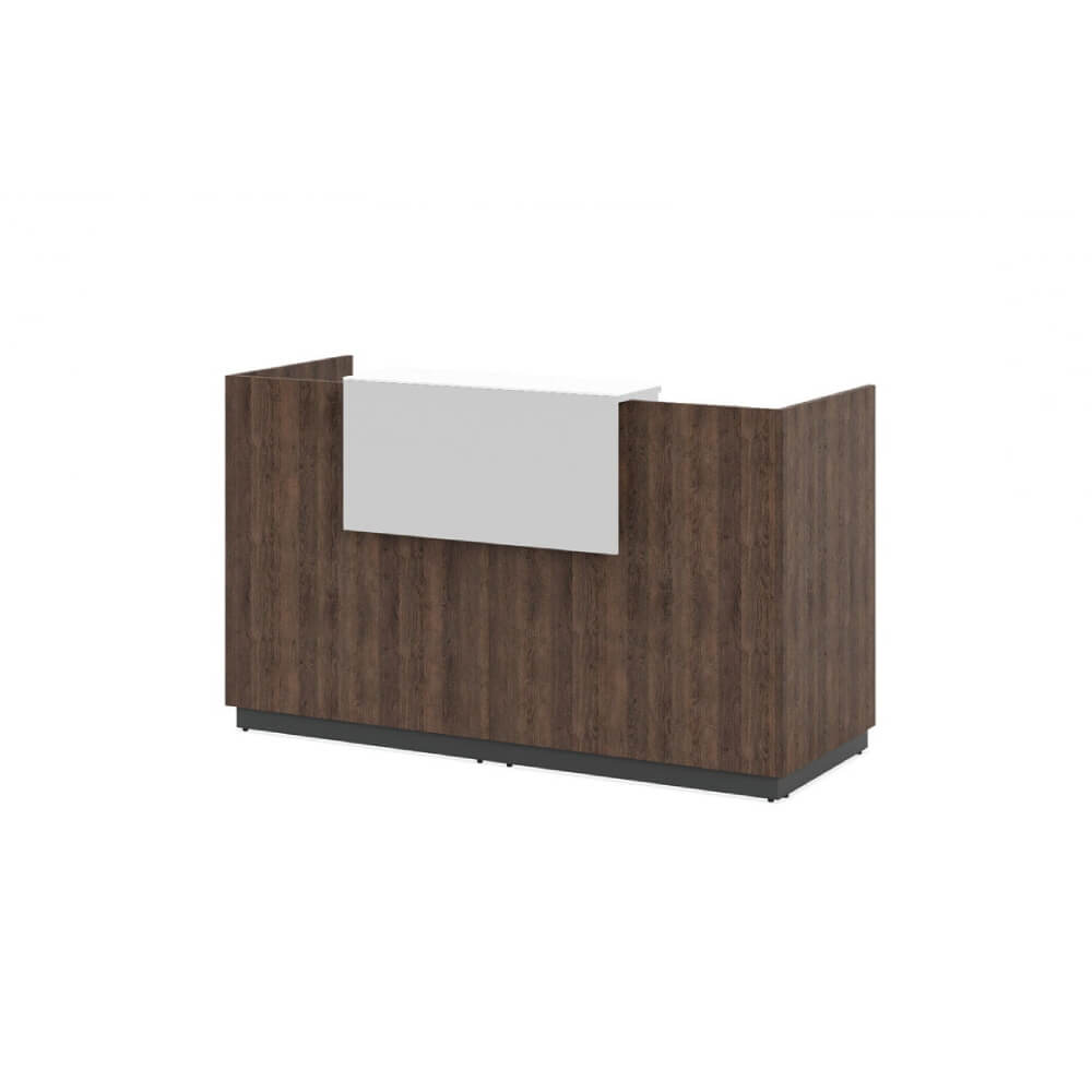 Стойка ресепшен S 1890x710x1130 (дл. полка) (Табак/Белый, 1890x710x1130)