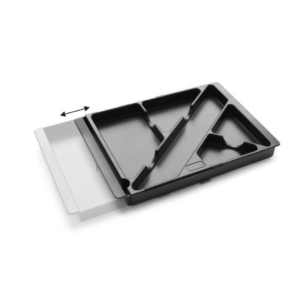 Лоток для канцтоваров 293/417x223x28 (Чёрный, 293/417x223x28)