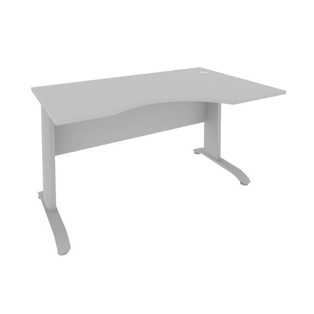 Стол криволинейный Правый на м/к 1400x900x750 (Серый, 1400х900х750)