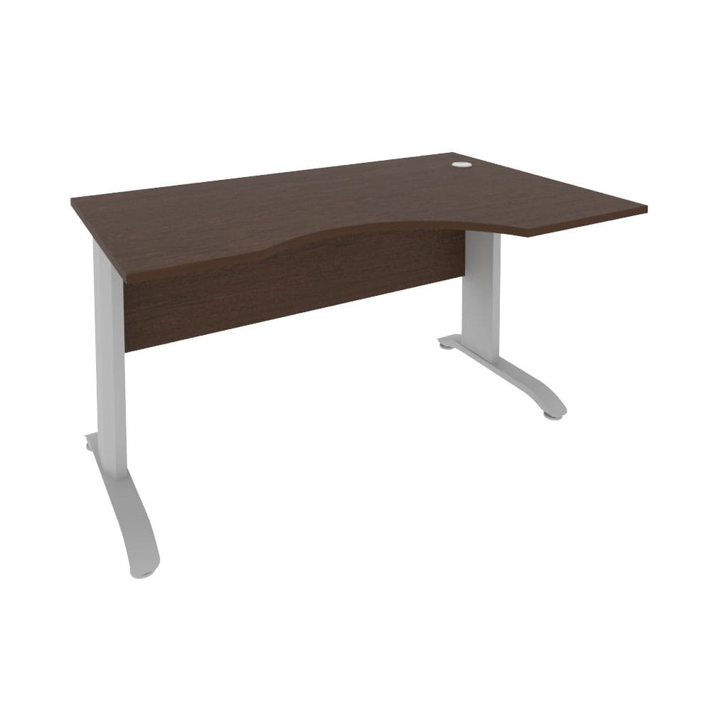 Стол криволинейный Правый на м/к 1400x900x750 (Венге Цаво, 1400х900х750)