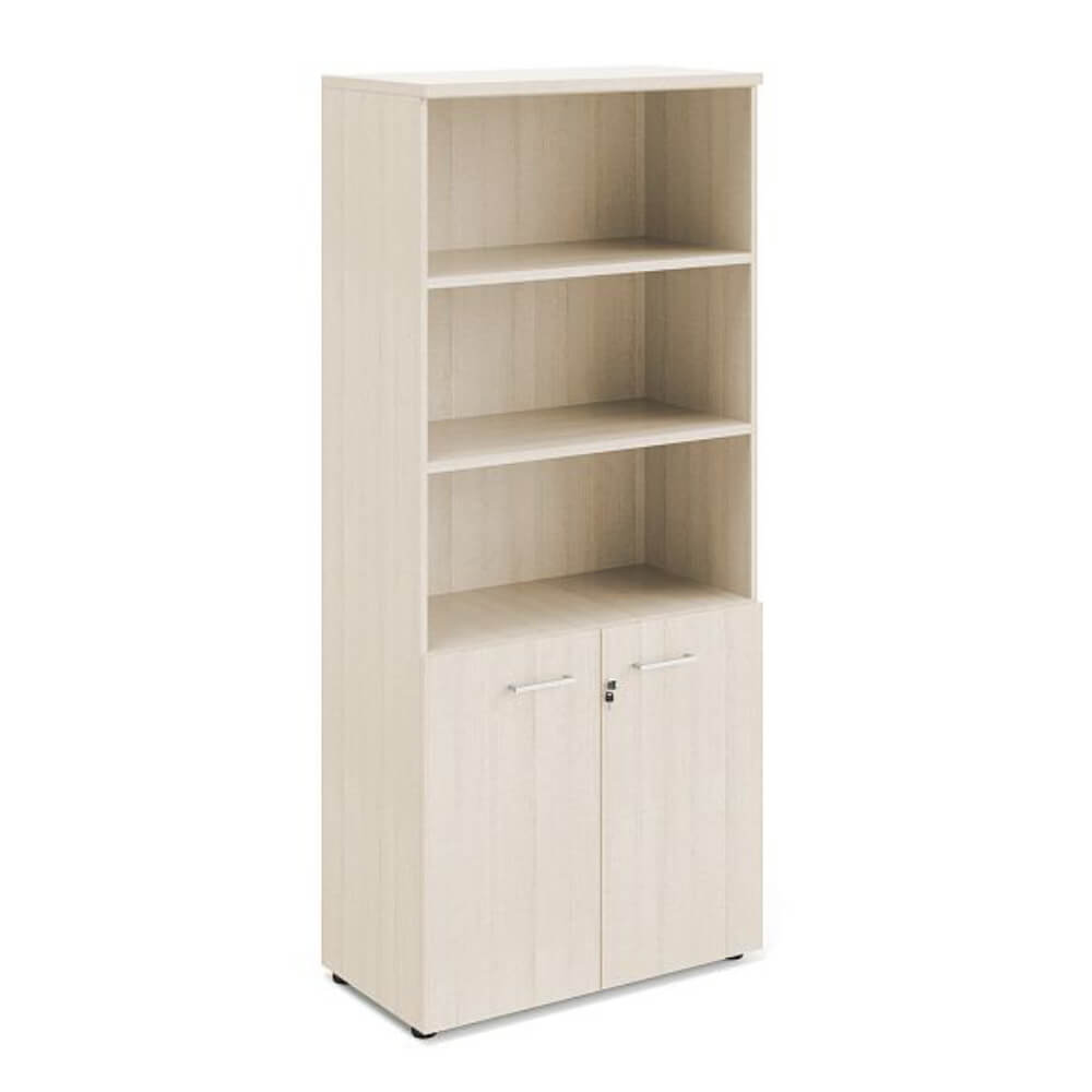 Шкаф высокий полуоткрытый 5 ур. 800x420x1820 (Дуб Светлый, 800x420x1820)