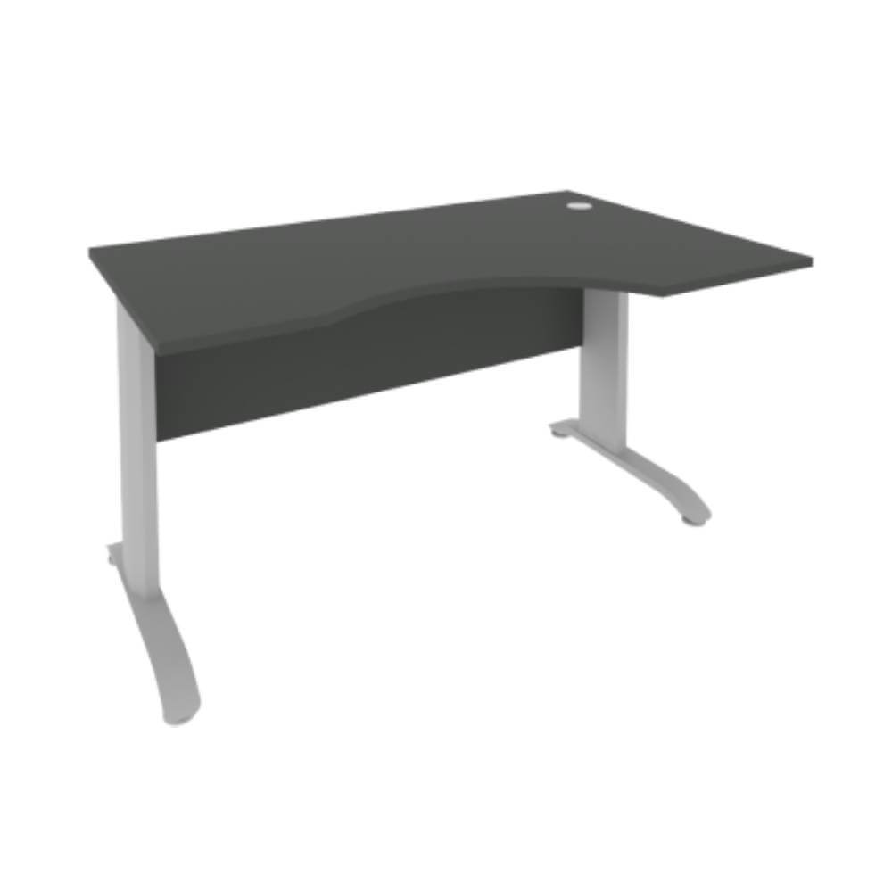 Стол криволинейный Правый на м/к 1400x900x750 (Антрацит, 1400х900х750)