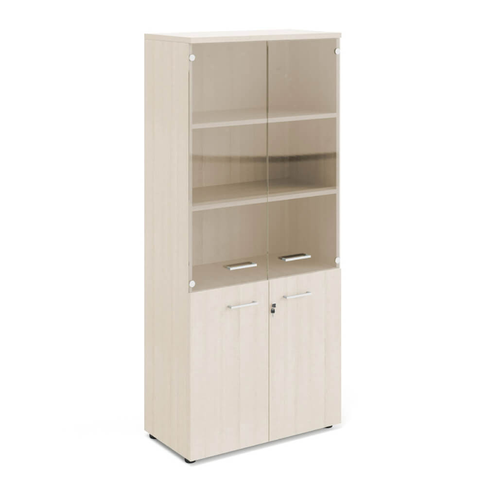 Шкаф-витрина 5 ур. 800x420x1820 (Дуб Светлый, 800x420x1820)