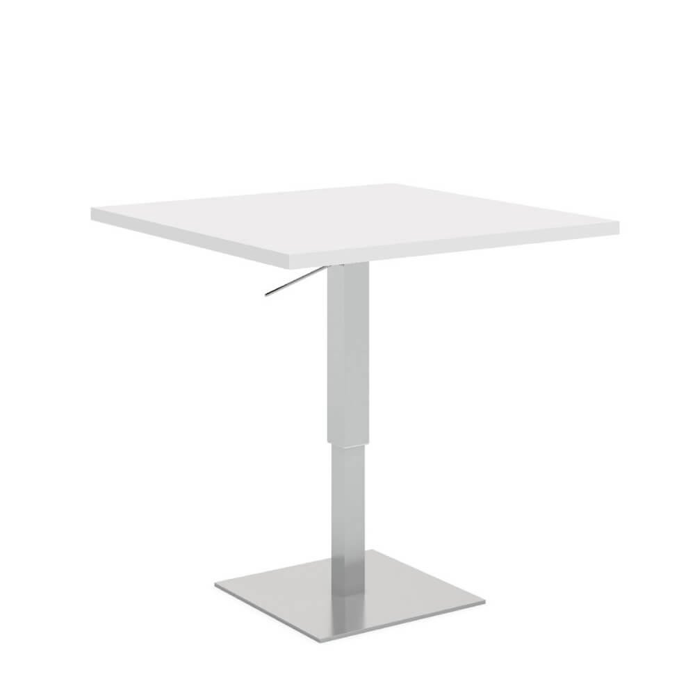 Стол SIT-TO-STAND 750x750x710-1110  (Белый, 750x750x710-1110)