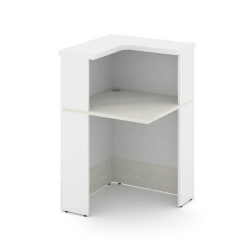 Угловой модуль левый 736x736x1156 (Дуб Наварра/Белый, 736x736x1156)