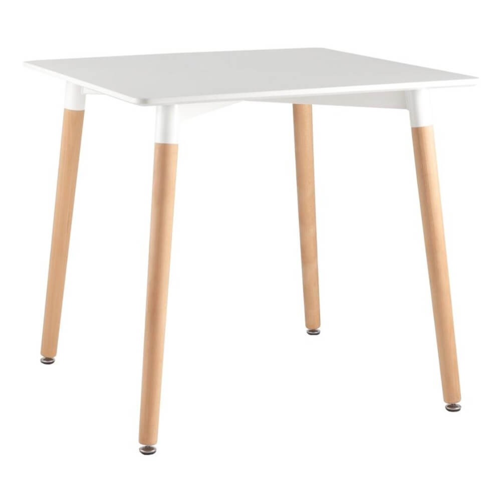 Стол обеденный квадратный Oslo Square 800x800x730 (Белый, 800x800x740)