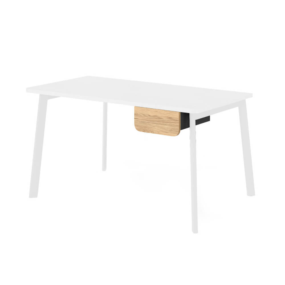 Тумба подвесная 1 ящ. 335x400xh160 (Гикори/Графит, 335x400x160)