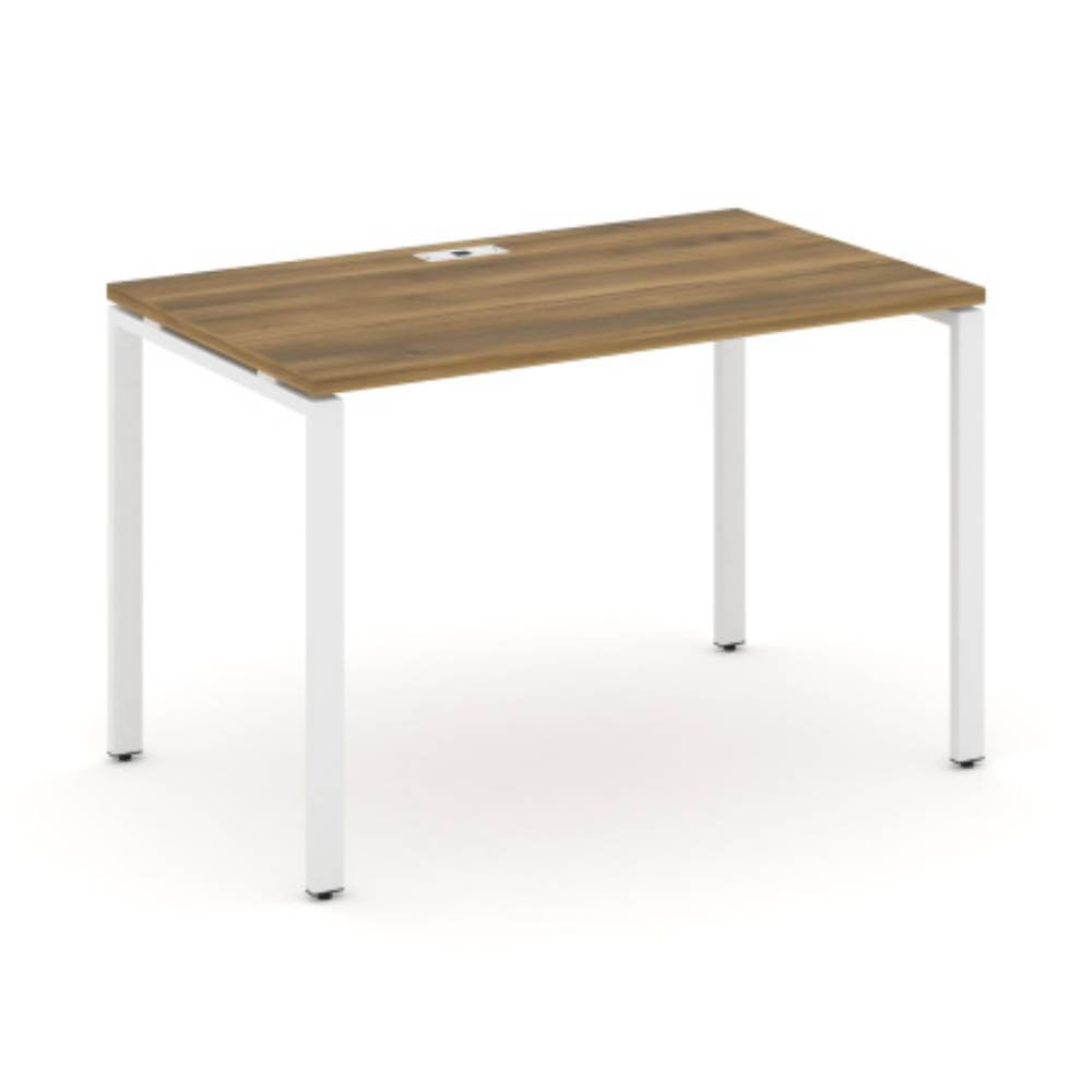 Стол письменный 1180x720x750 (Сандал Янтарный/белый, 1180x720x750)