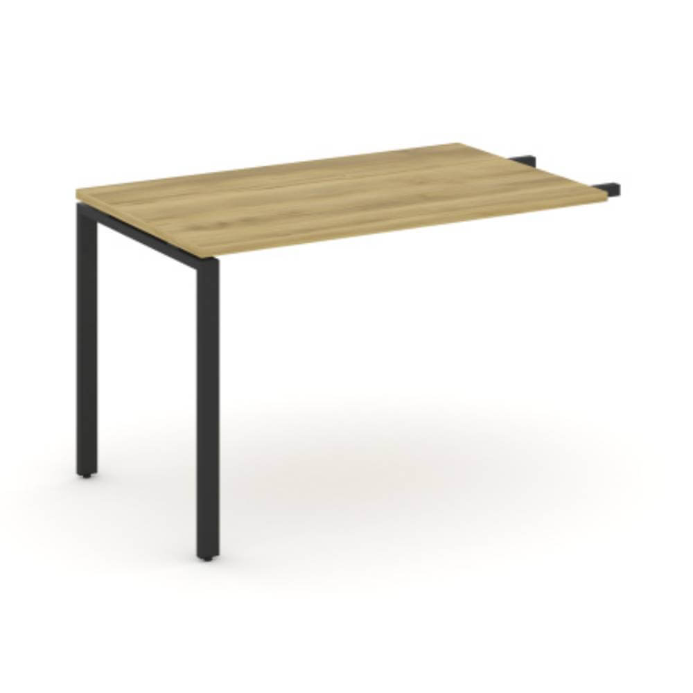 Брифинг-приставка 1180x720x750 (Дуб Винченцо/чёрный, 1180x720x750)