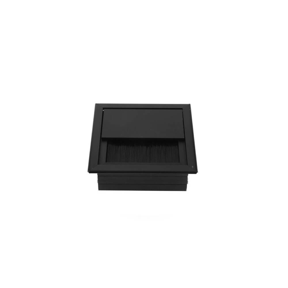 Заглушка кабель-канала 80x80x28 (Чёрный, 80x80x28)